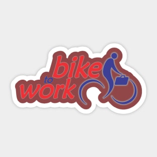 Bike to work Sticker